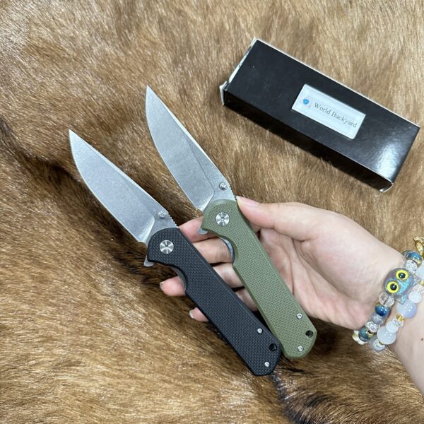 D2 Steel Folding Pocket Knife - Image 2