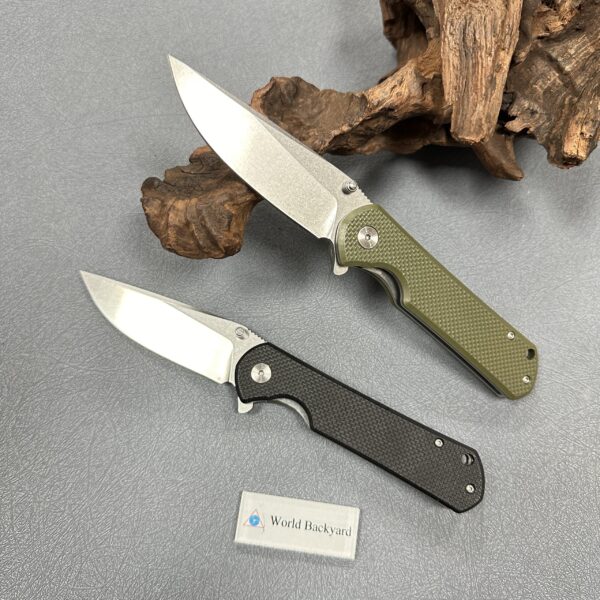 D2 Steel Folding Pocket Knife - Image 4
