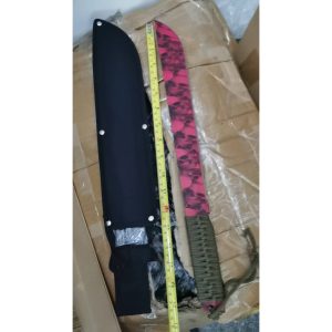 12.5 Inch Machete Red Skull