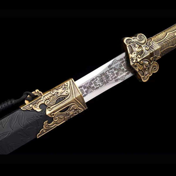 Forged high manganese steel Tang horizontal sword