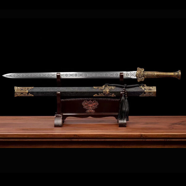 Forged high manganese steel Tang horizontal sword