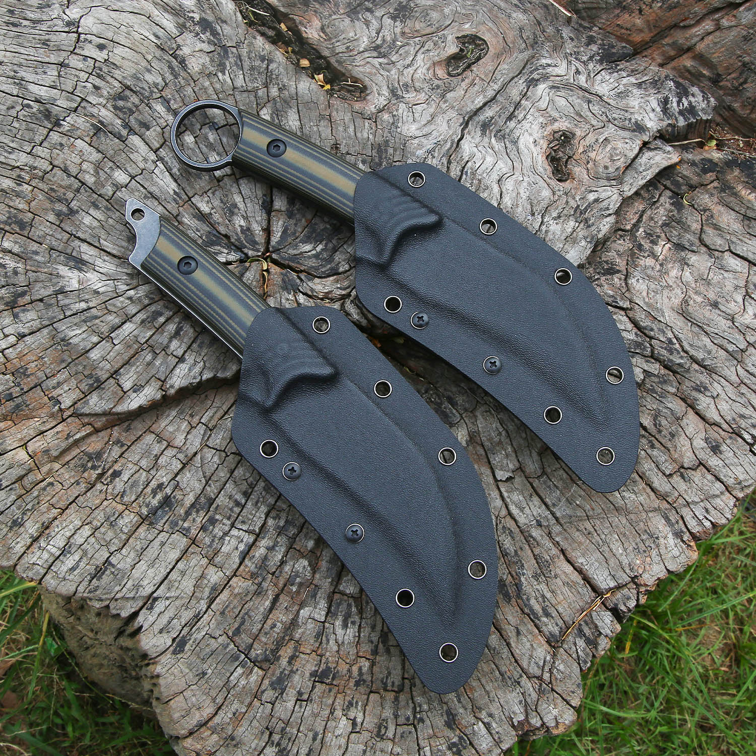 Camping Fixed Blade Knife D2 Steel Full Tang EDC Tool - Image 4