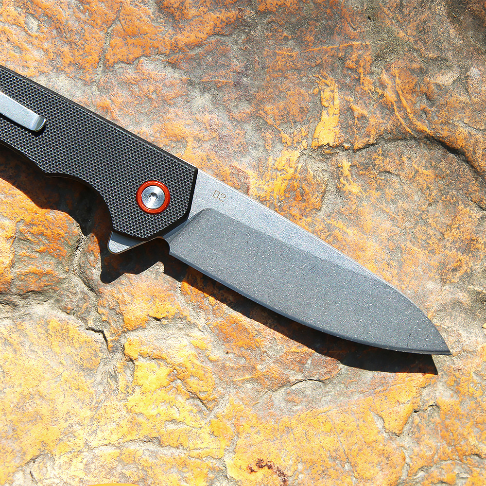 D2 Folding Pocket Knife for Outdoor Use and Everyday Carry - Image 3
