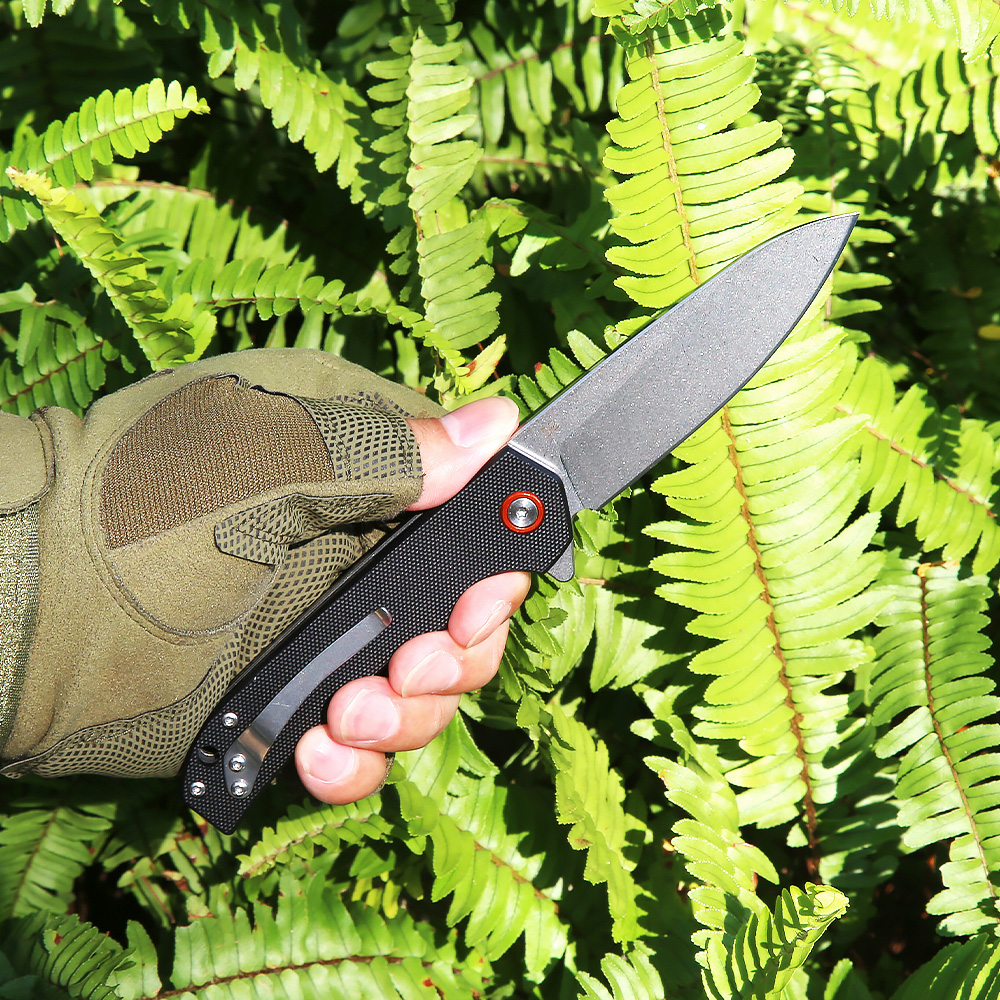 D2 Folding Pocket Knife for Outdoor Use and Everyday Carry - Image 6