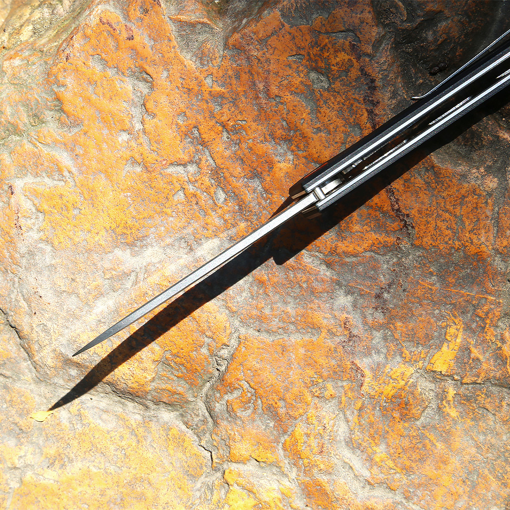 D2 Folding Pocket Knife for Outdoor Use and Everyday Carry - Image 4